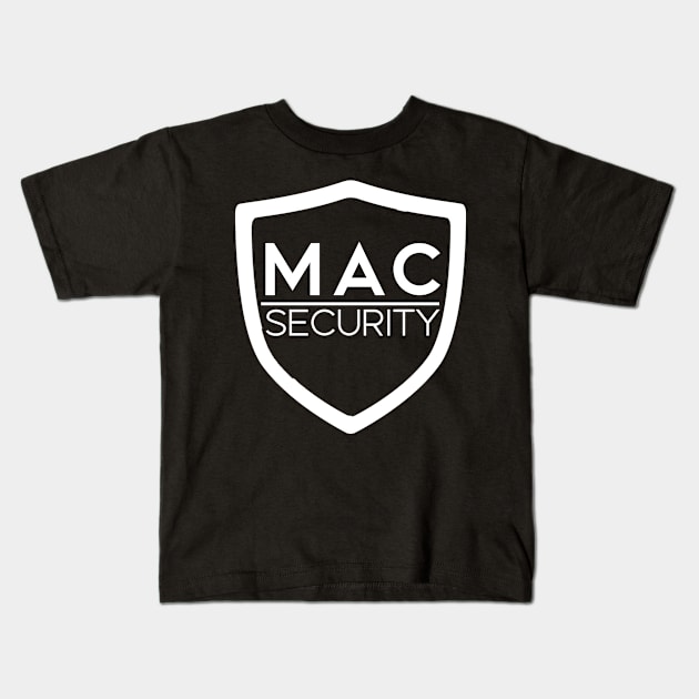 MAC Security Team Tyson Badge Kids T-Shirt by AbigailDavies